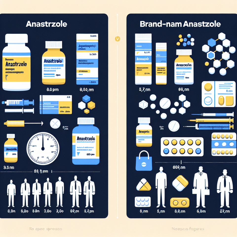 Comparaison de l'Anastrozole de marque et de l'Anastrozole générique