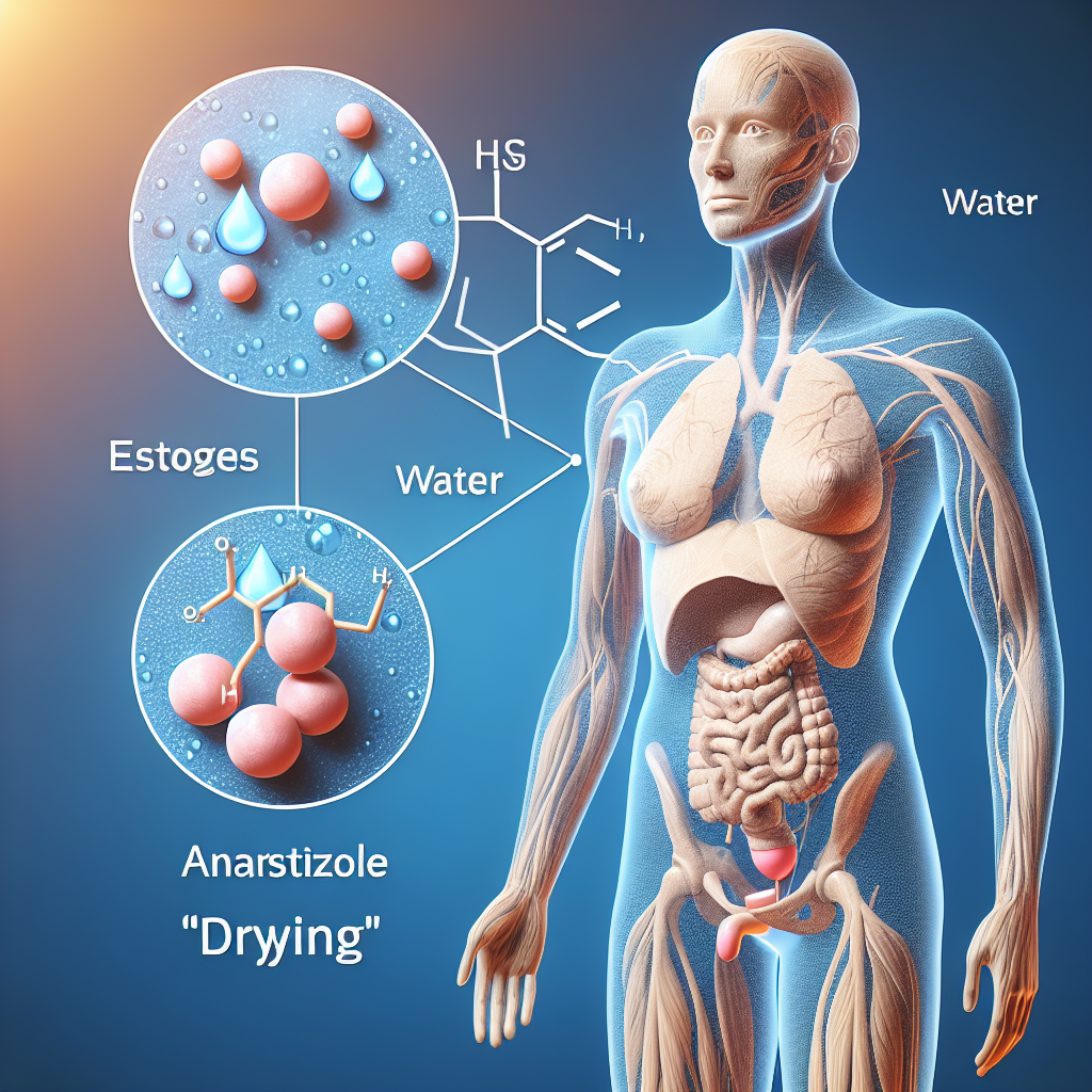 Les œstrogènes et l'eau dans le corps - comment l'Anastrozole « sèche »