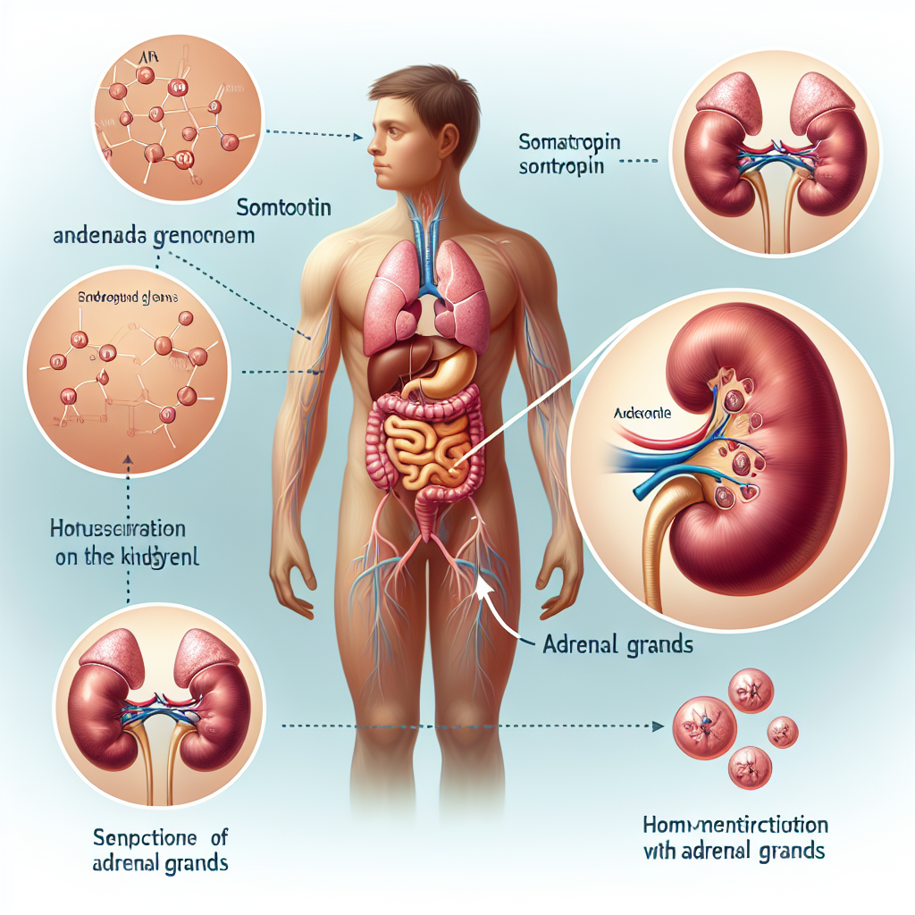 Comment la somatropine contribue au fonctionnement des glandes surrénales