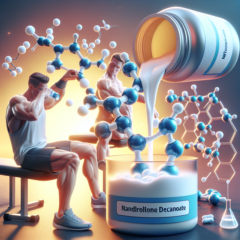 Infusion de décanoate de nandrolone dans les protéines de lactosérum après l'effort