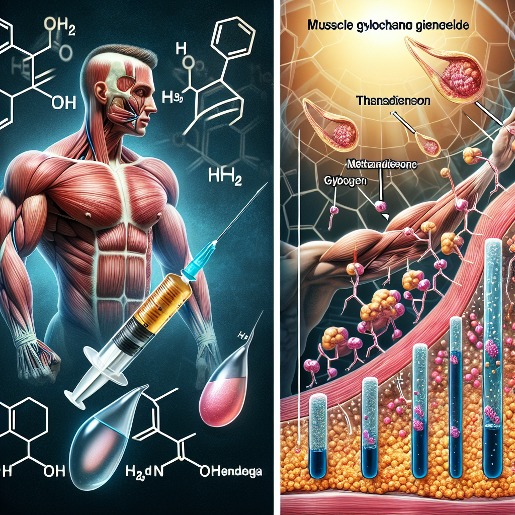 La méthandiénone injectable et son effet sur les niveaux de glycogène musculaire pendant la récupération