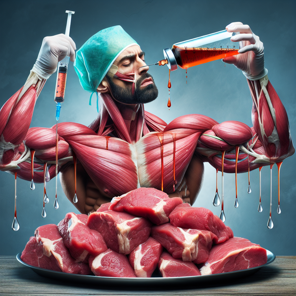 La perfusion de phénylpropionate de nandrolone affecte le goût de la viande et la fluidité.