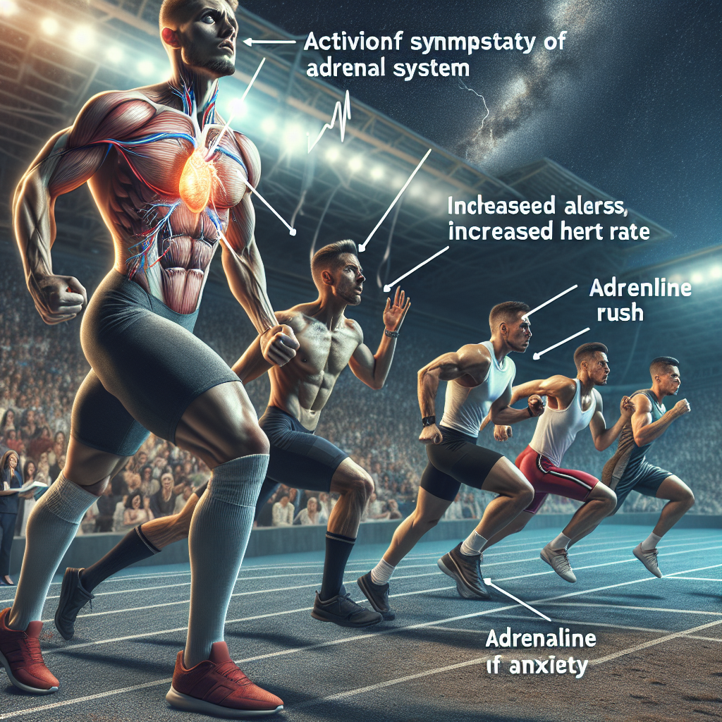 Activation du système sympatho-surrénalien pendant les compétitions
