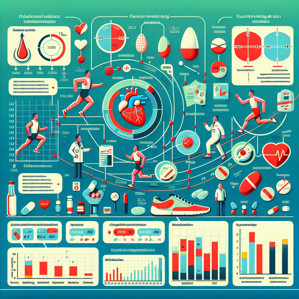 Comparaison de l'efficacité de différents hypocholestérolémiants chez les athlètes