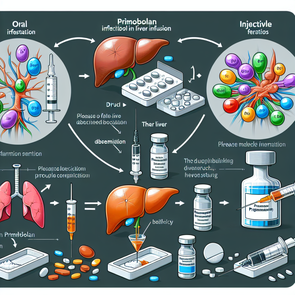 Différences entre les formes orale et injectable de Primobolan en perfusion hépatique