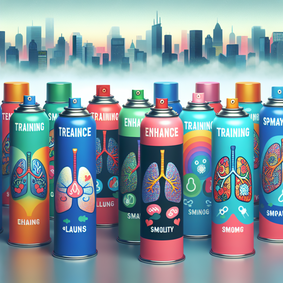 Sprays pour améliorer la qualité de l'entraînement en cas de smog