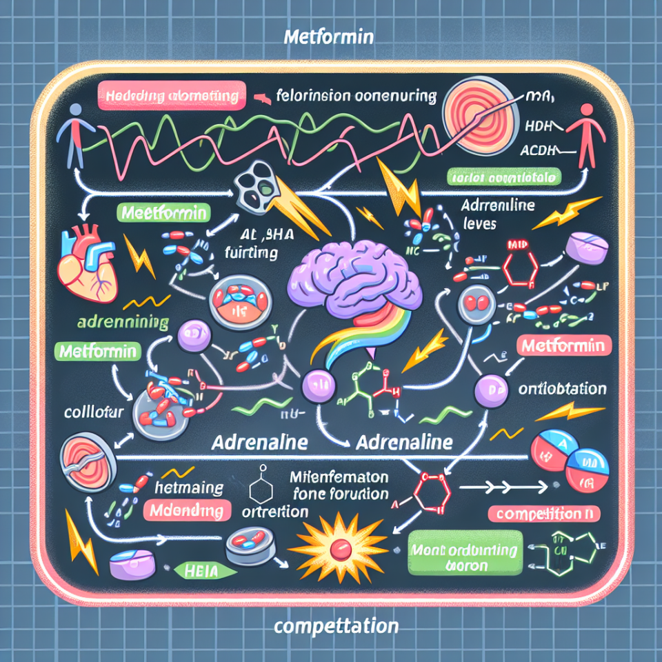 Metformine et son effet sur le taux d'adrénaline en compétition