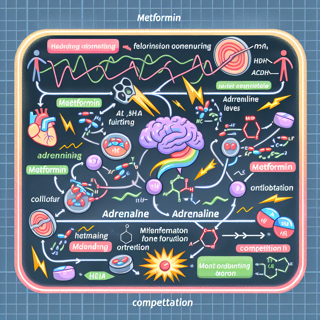Metformine et son effet sur le taux d'adrénaline en compétition