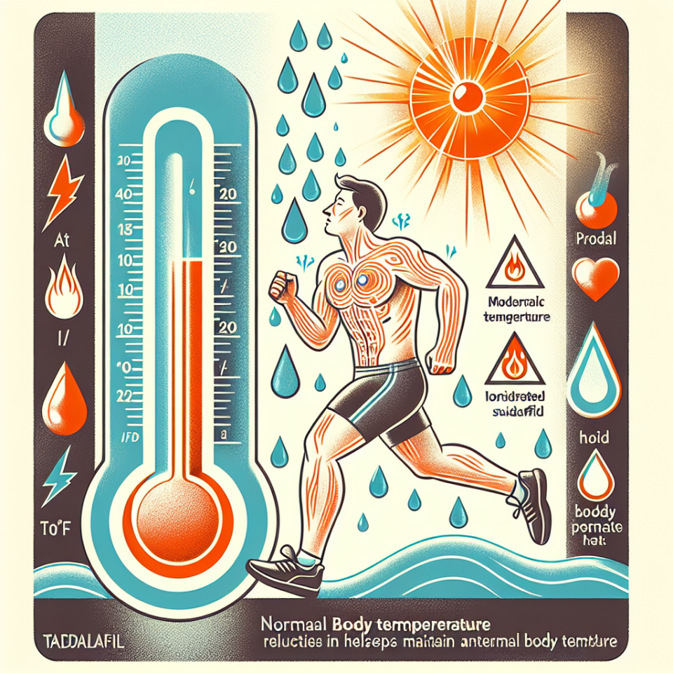 Tadalafil et son effet sur la régulation de la température corporelle pendant l'entraînement