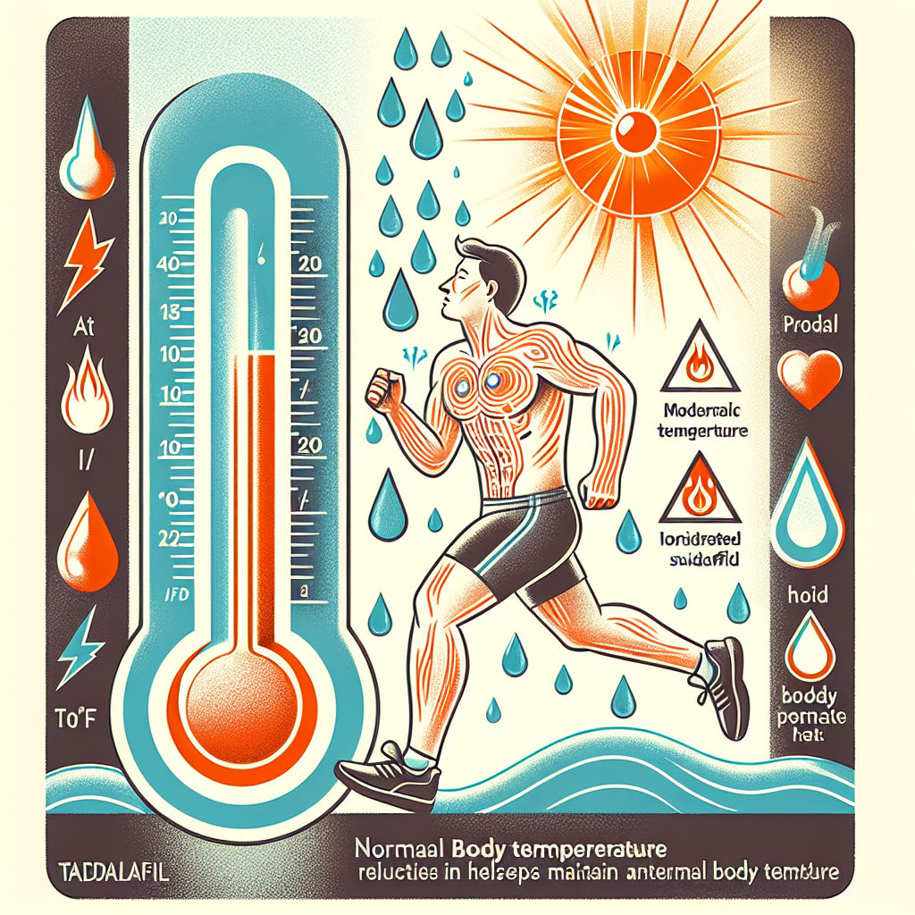 Tadalafil et son effet sur la régulation de la température corporelle pendant l'entraînement