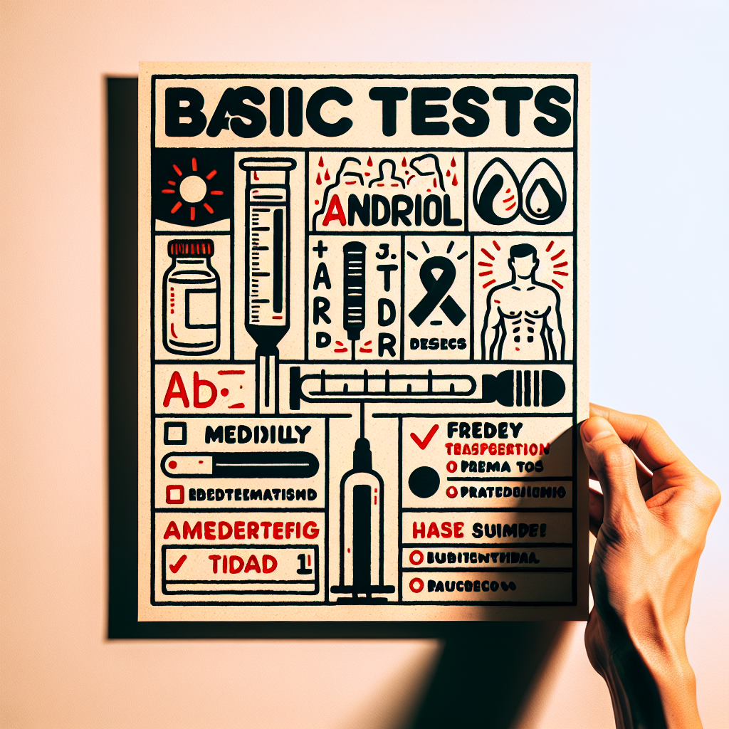Quels examens faire avant de commencer l'Andriol (liste de base)